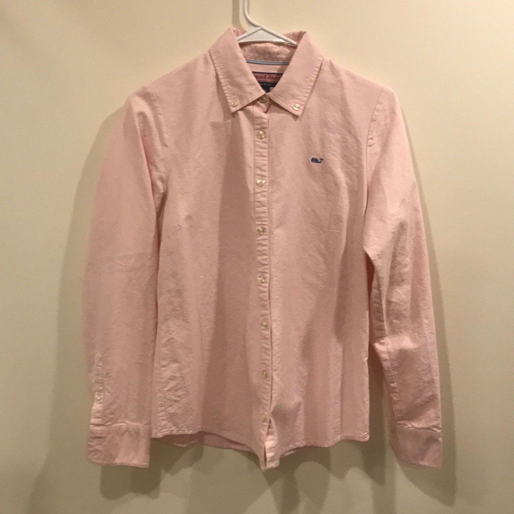 Vineyard vines Oxford pink size 2